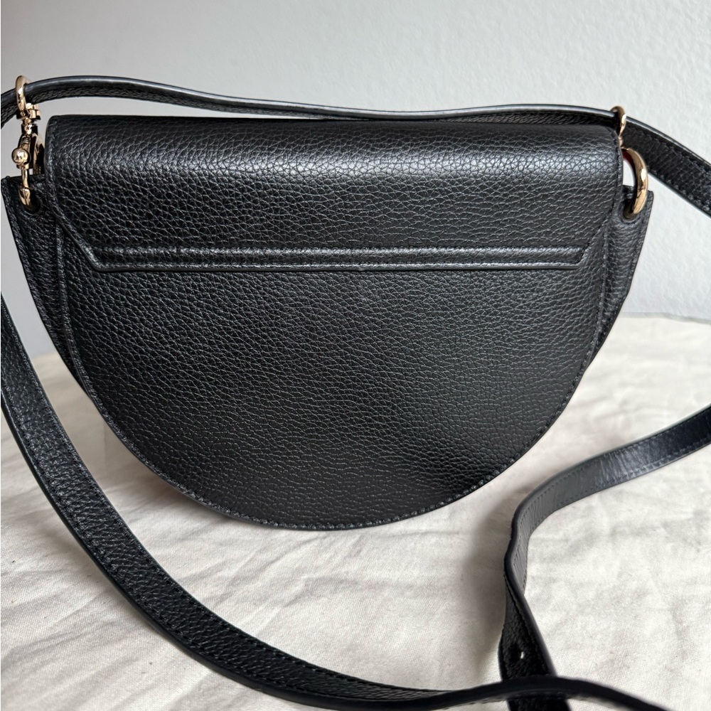 CHRISTIAN LOUBOUTIN By My Side Black Leather Shouder Bag - Picture 16 of 16